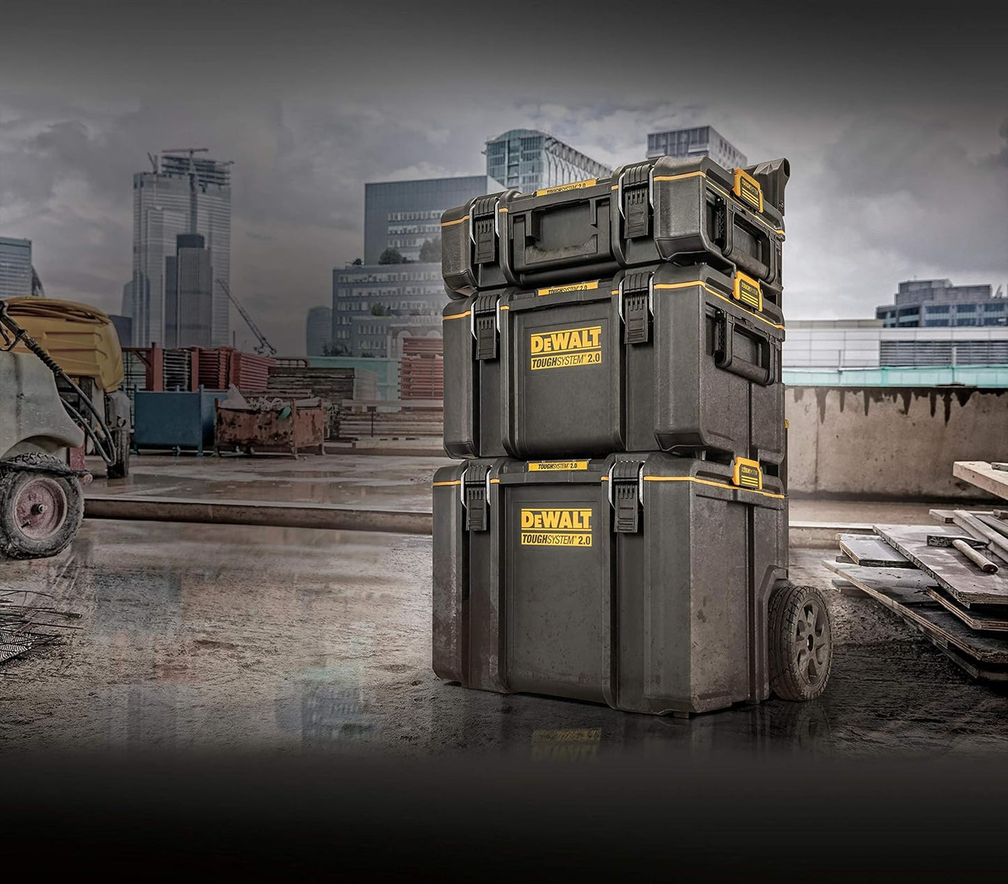 Caja de herramientas con asa y ruedas TOUGHSYSTEM DS450 Dewalt DWST83295-1