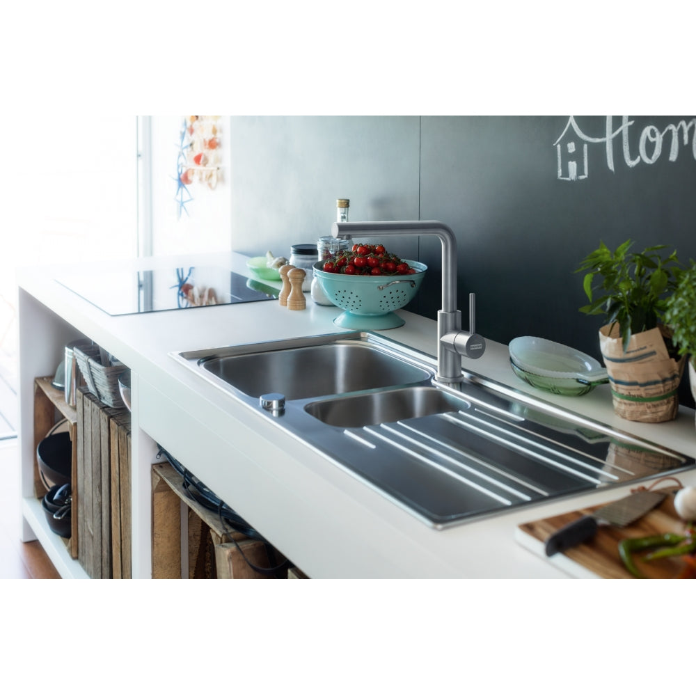 Franke Glenda Swivel Stainless Steel Kitchen Faucet 115.0706.985