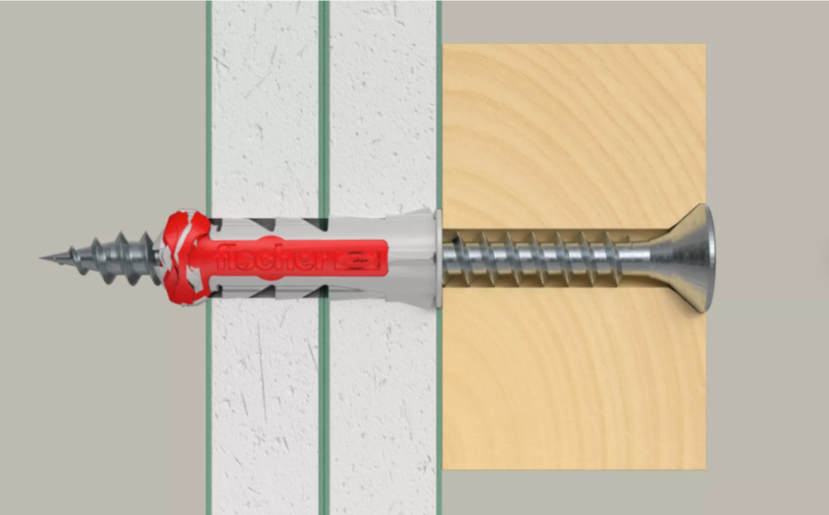 Caja Taco Duopower 8x40S + Tornillo Fischer 50uds