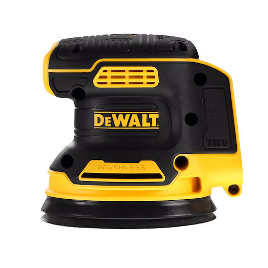 XR 18V Ø125mm brushless Rotorbital sander with Dewalt DCW210NT case