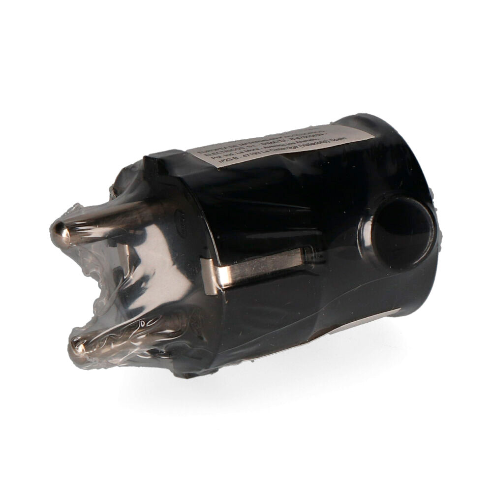 Clavija tipo F 4,8mm 16A T/TL Negra EDM R40005