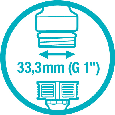 Macho para grifo 33,3 mm Gardena 18202-20