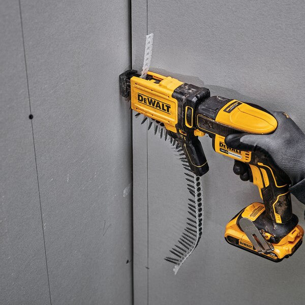 Dewalt 18v plasterboard screwdriver with 2 2.0 Ah batteries with case + DCF620D2K quick screw charger