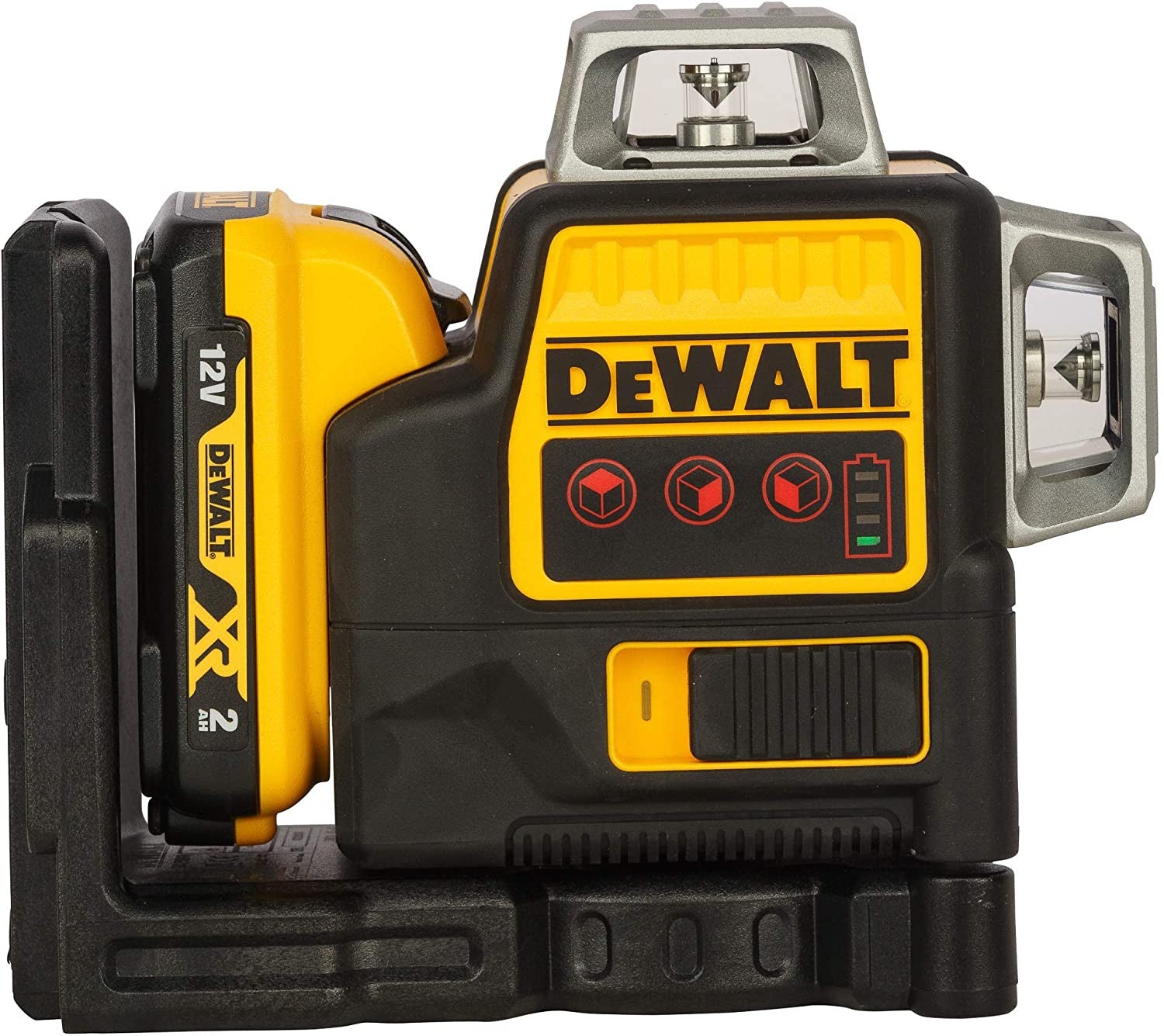 Nivel Láser Autonivelante 3 líneas 360º color rojo DCE089D1R Dewalt