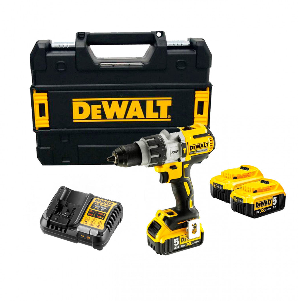 Dewalt 18V XRP 3 bat 5.0Ah brushless hammer drill with case DCD996P3