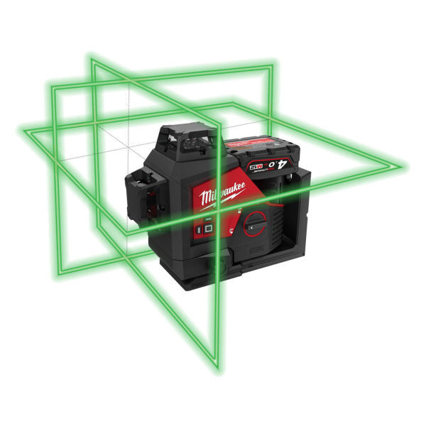 Nivel láser de 3 líneas Milwaukee M123PL-0C MILWAUKEE - 3