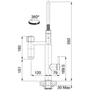 Grifo de agua filtrada Vital Semipro Cromo  - 4