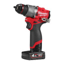 Taladro percutor M12 Fuel + 2bat 4Ah + Cargador + Maletín Milwaukee M12 FPD2-402X MILWAUKEE - 4