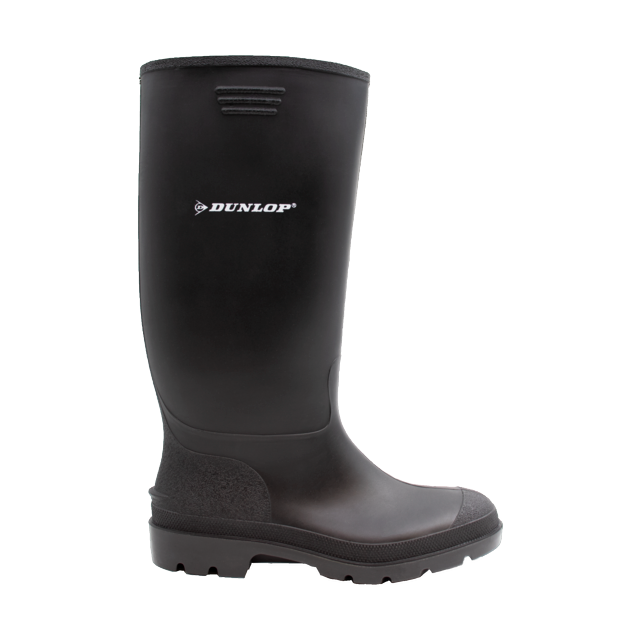 Bota de agua PVC caña alta negra Dunlop 380PP