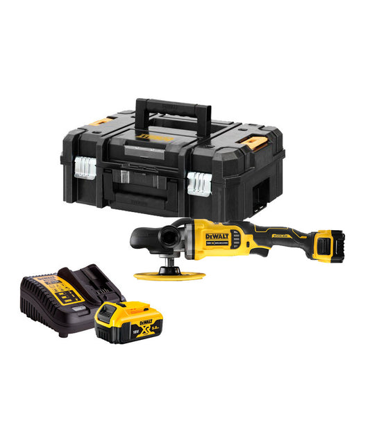 18V Max 180mm polisher with 2 5Ah batteries Dewalt DCM849P2