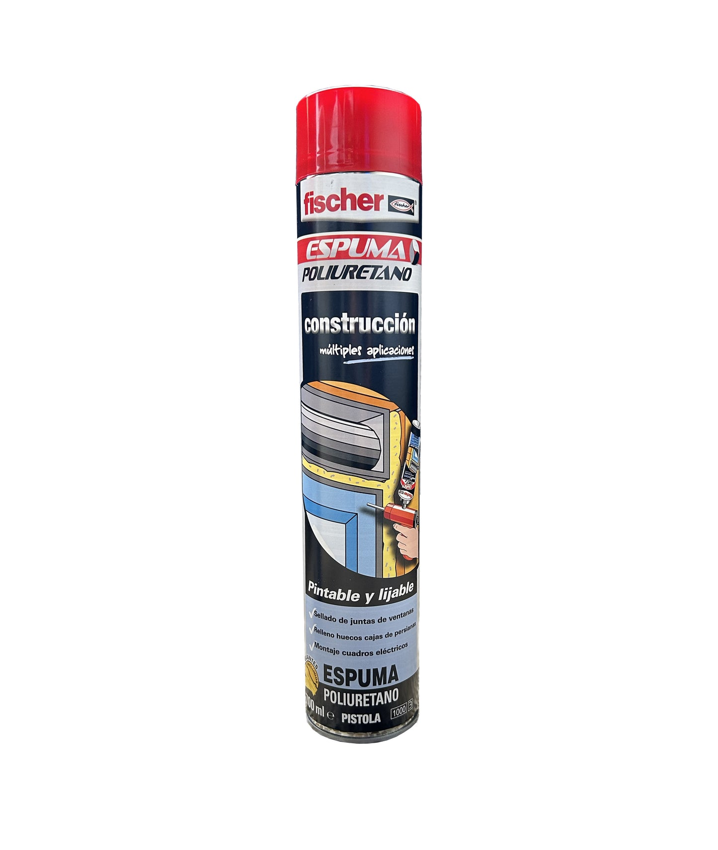 Bote Espuma Construcción Pistola 700 ml Fischer FISCHER - 1