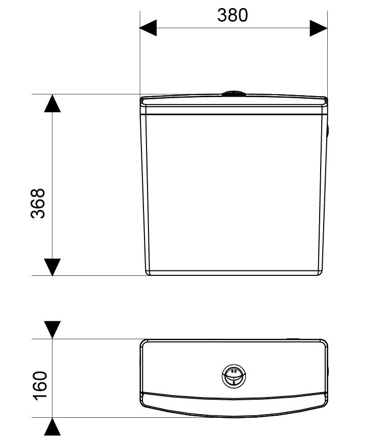 Cisterna baja 3/6L Wirquin 50717468 WIRQUIN - 2