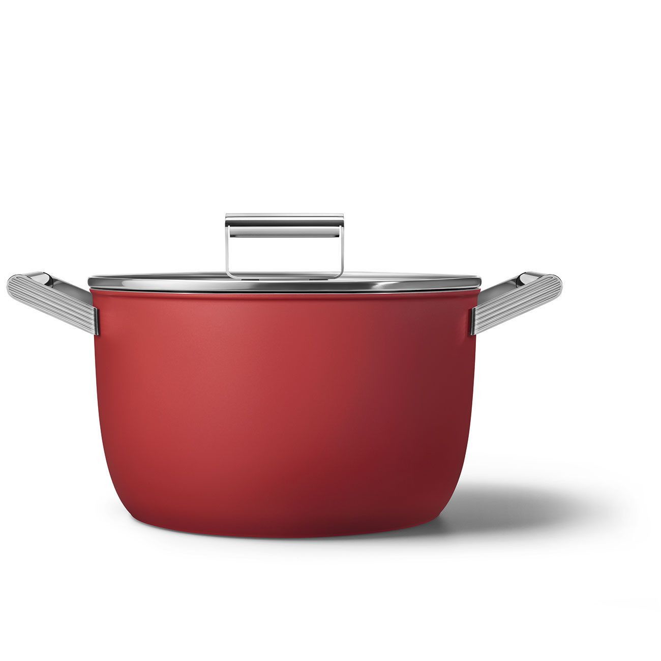 Smeg Matte Red Pot Set