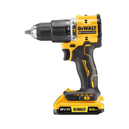 Taladro Percutor XR 18V Edición limitada 100 Años con 2bat 2Ah + Maletín Dewalt DCD100YD2T