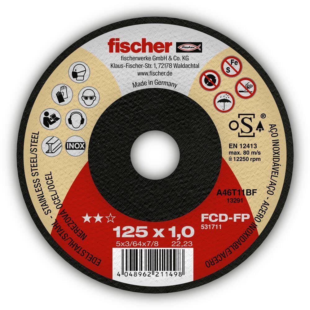 Disco de corte FCD-FP 125x1x22,23 Plus Fischer FISCHER - 3