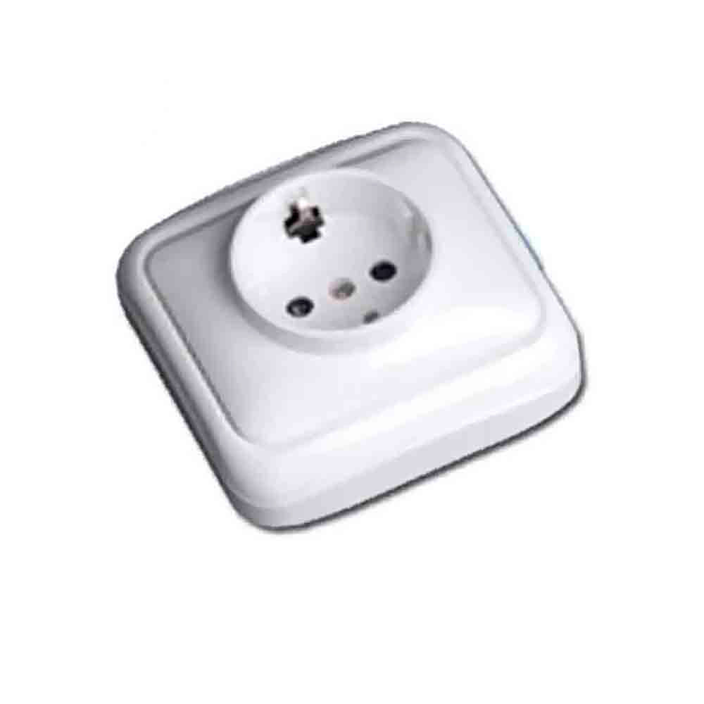 Base de superficie tipo F T/TL 16A Serie Spa Blanco EDM 43152