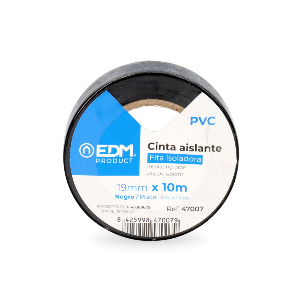 Cinta aislante calidad supra 19mmx10m