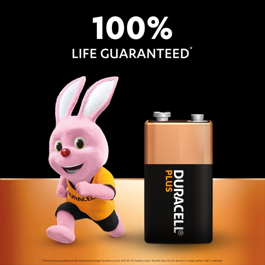 Pila alcalina Duracell Plus Power 9 V