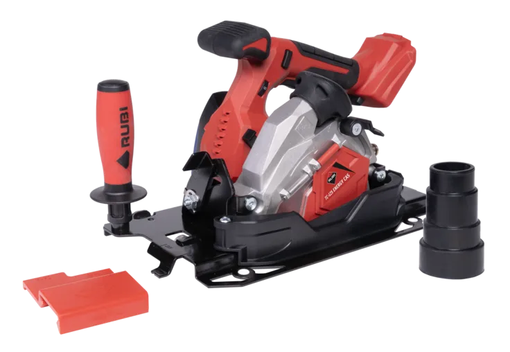TC-125 G2 Energy Cas Rubi cordless circular cutter for large-format ceramic tiles
