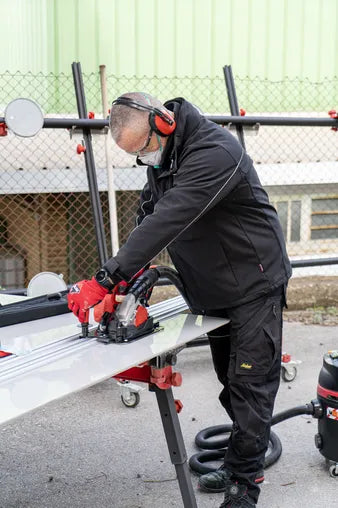 TC-125 G2 Energy Cas Rubi cordless circular cutter for large-format ceramic tiles