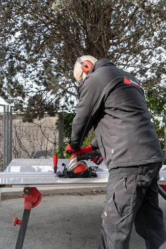 TC-125 G2 Energy Cas Rubi cordless circular cutter for large-format ceramic tiles