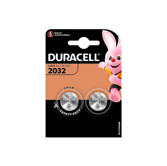 Duracell Plus Power CR2032 3V Lithium Coin Cell Battery, 2-pack