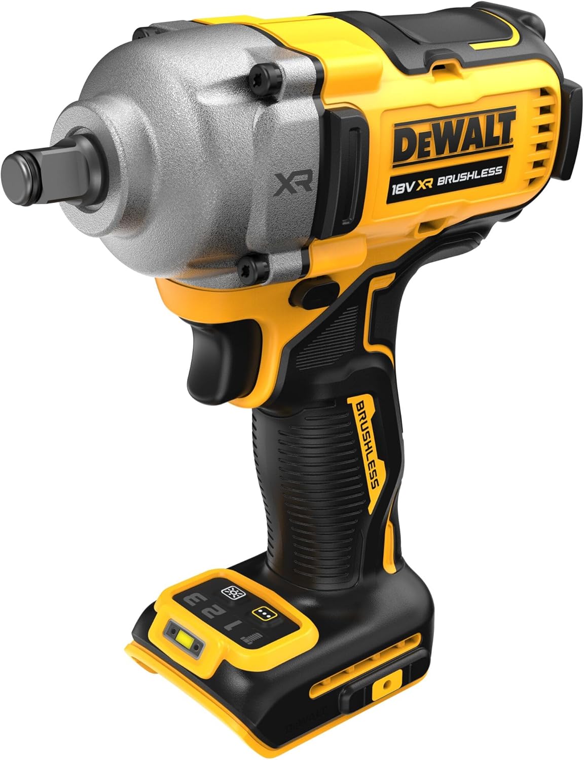 Llave Impacto sin escobillas XR 18V 1/2 813Nm con maletín Dewalt DCF891NT