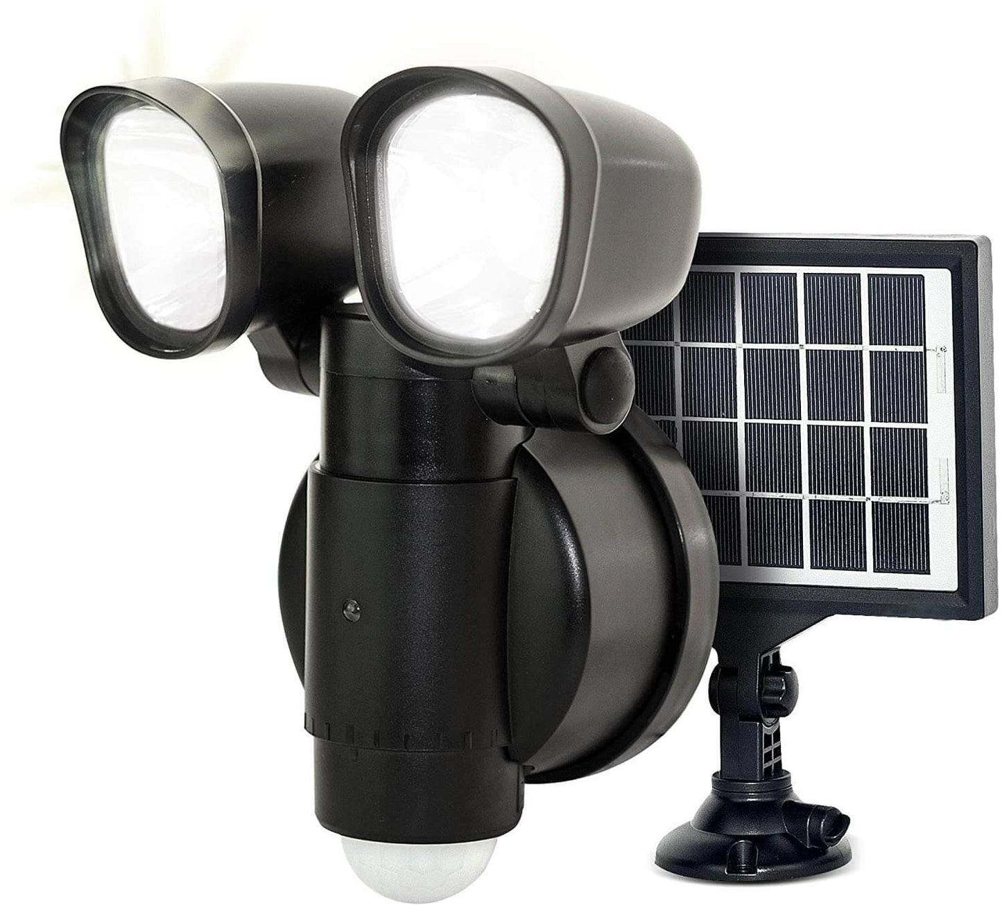 Foco de seguridad Solar con sensor Pir IP44 4W 400Lm 5000K Lececo LEXT4B50S-01