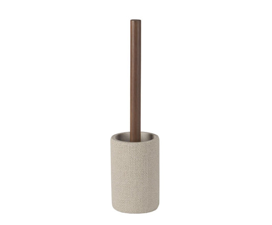 Textured polyresin brush Ø9x36cm Andrea House