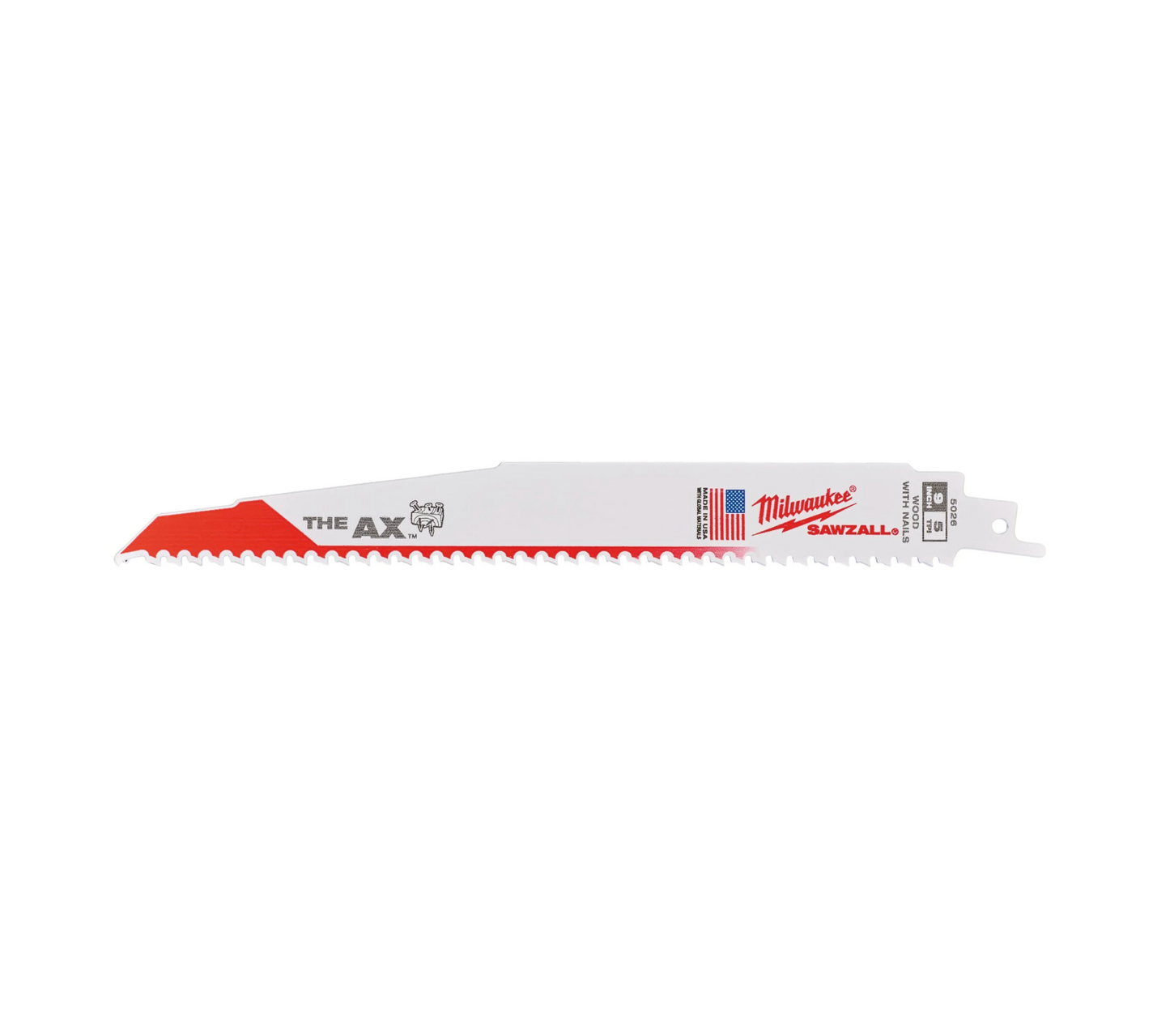 Saber blade 230mmx5TPI 5 units Milwaukee THE AX DEMOLITION HEAVY DUTY