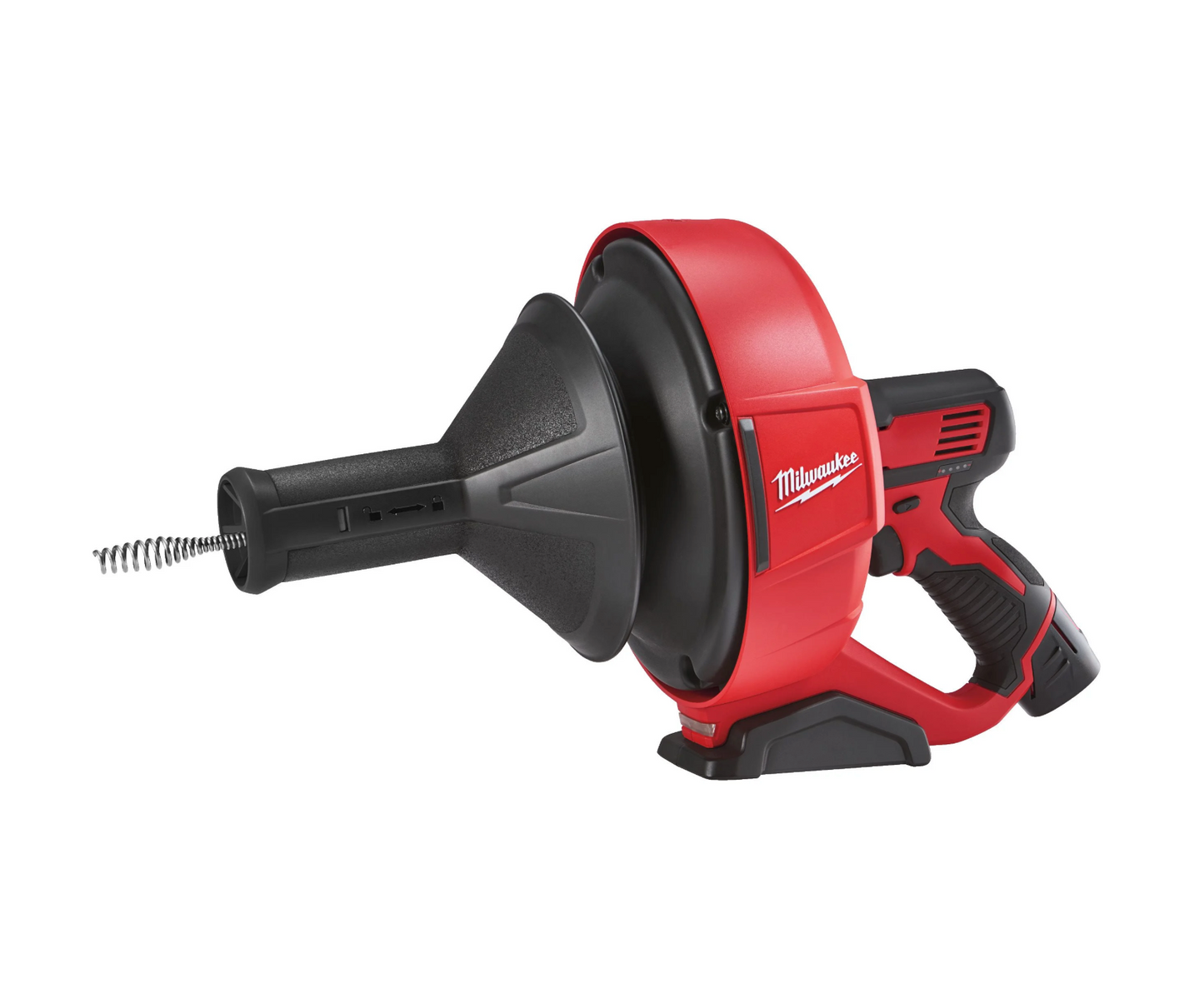 Milwaukee M12 BDC8-202C 8mm Spiral Drain Cleaner + 2 2Ah Bat + Charger + Transport Bucket