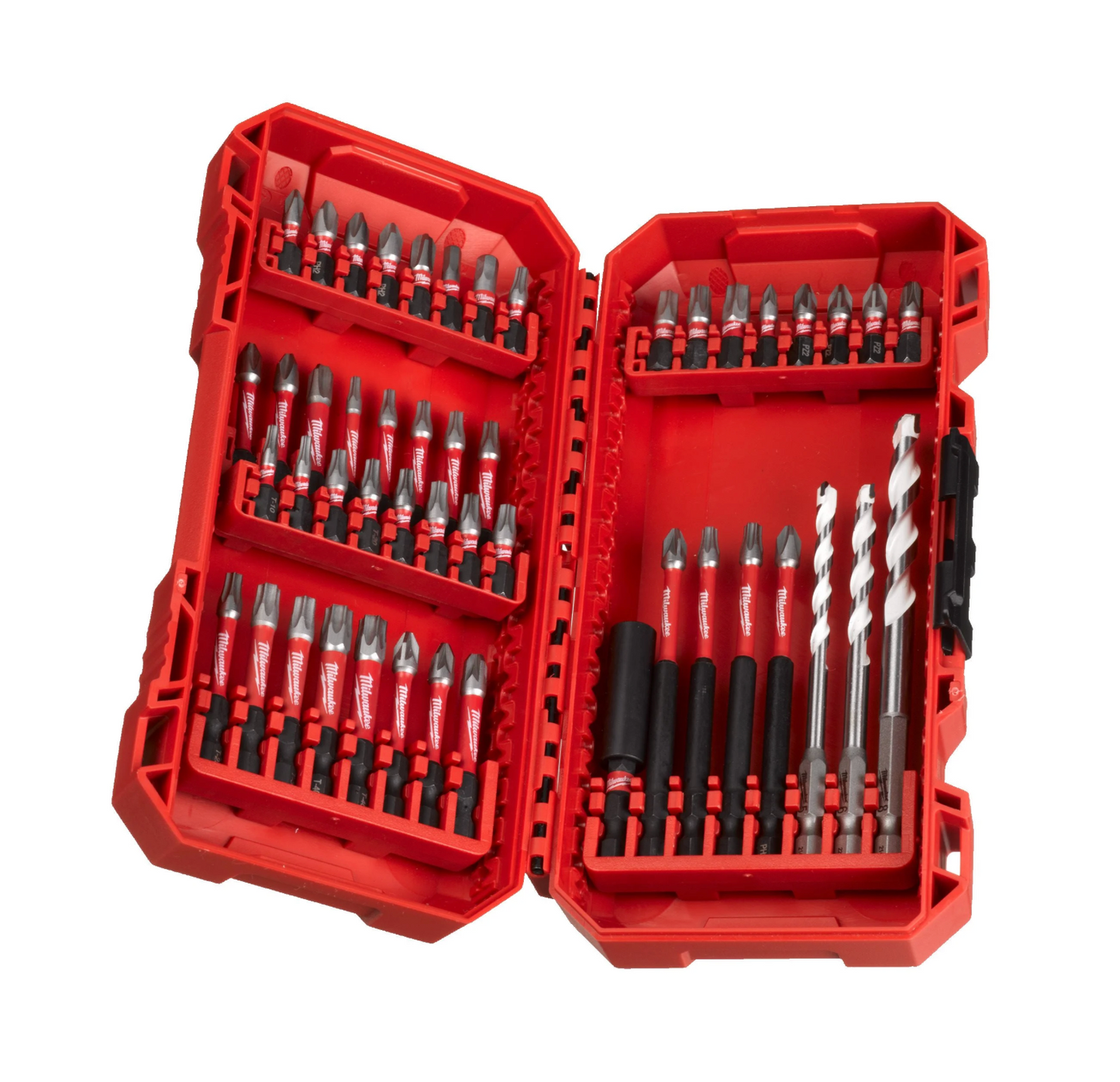 Estuche 48 piezas SHOCKWAVE Impact Duty Milwaukee