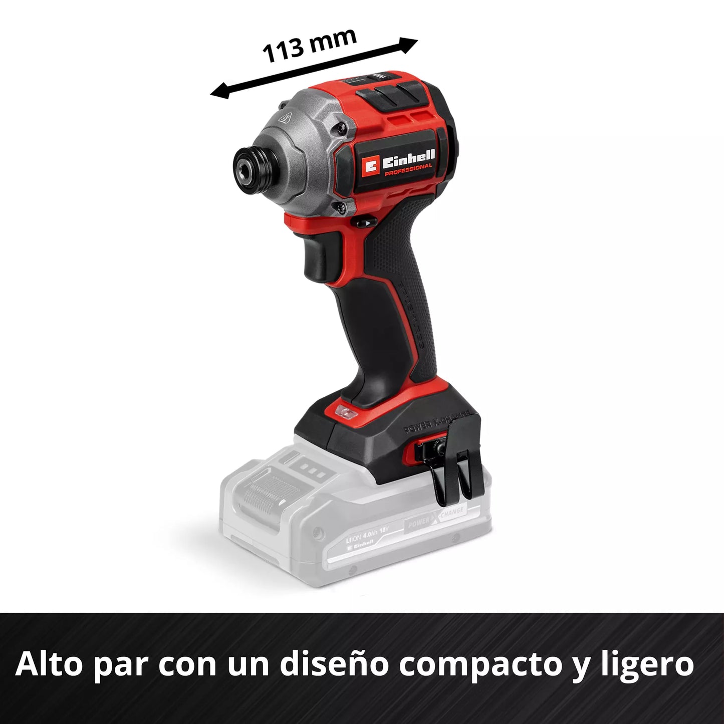 Atornillador de impacto 250 Nm 18V TP-CI 18/250-C Li BL - Solo Einhell