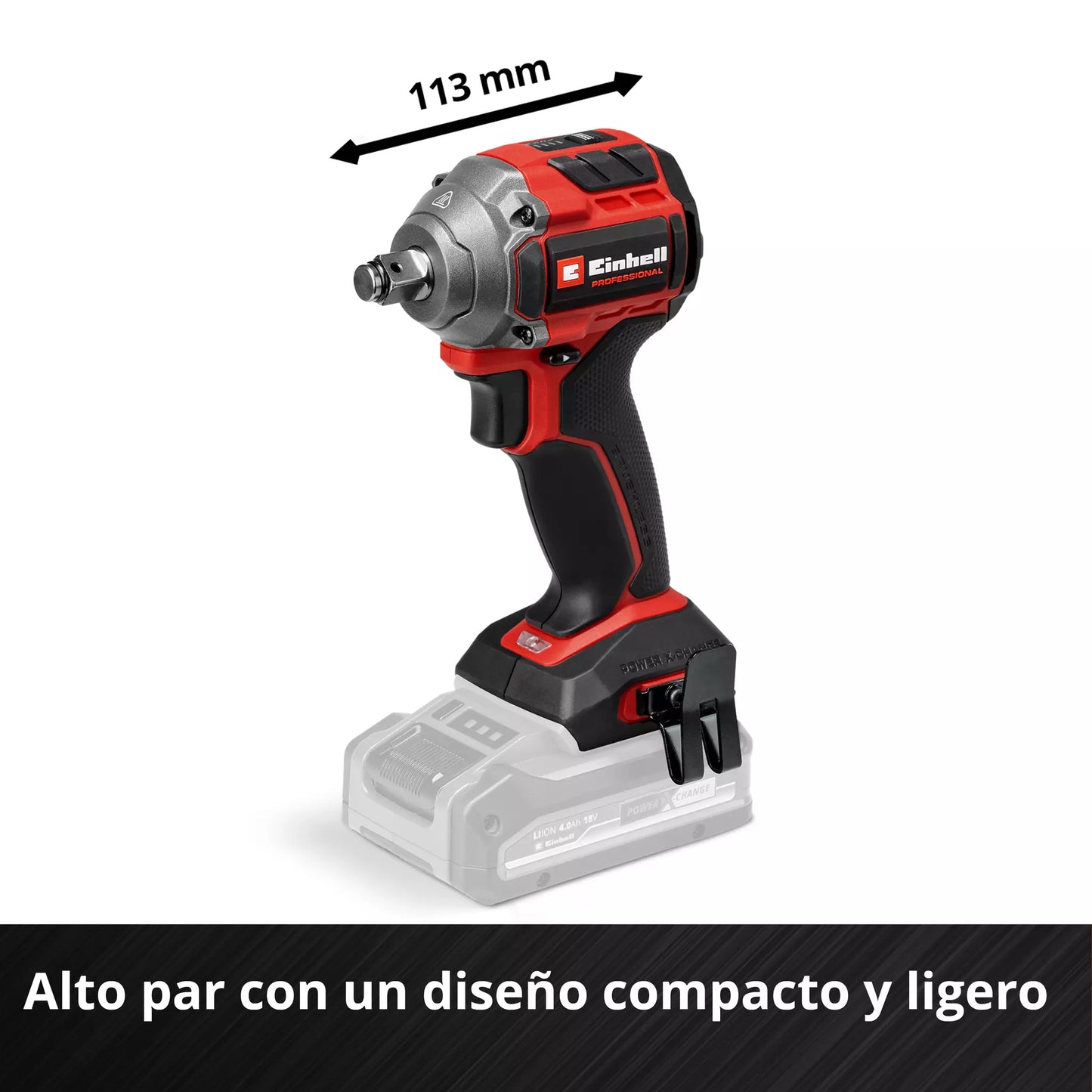 Llave de impacto 1/2 18V 260Nm TP-CW 18/260-C Li BL - Solo Einhell