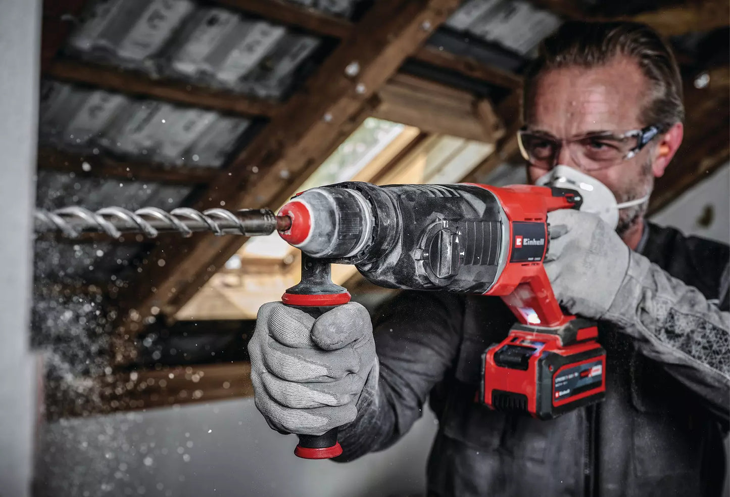 Martillo perforador 18V SDS-Plus 2,6J con maletín Einhell TP-HD 18/26 D Li BL - Solo