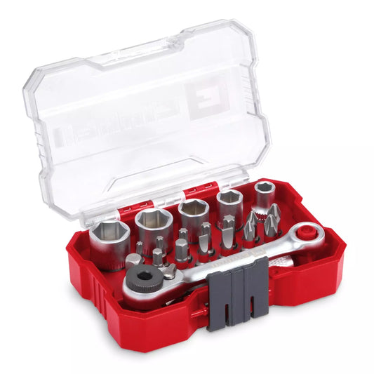 XS-CASE 21pc LS Einhell 49118683 Socket and Bit Set