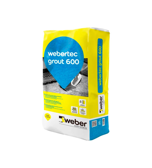 Webertec GROUT 600 High-Strength Flowable Structural Anchoring Mortar