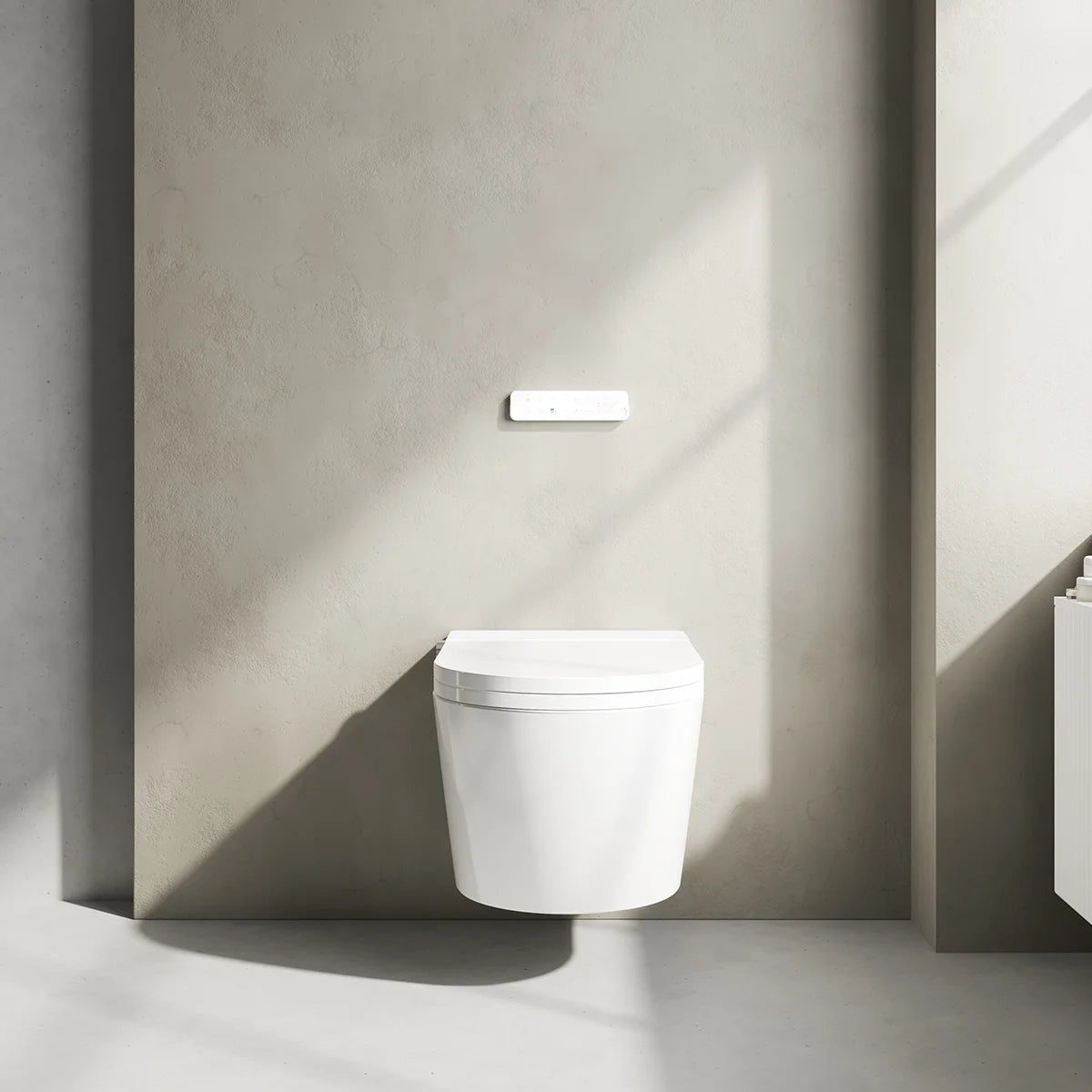 Inodoro Japonés con Smart Cleaning Mizubath Rada Suspendido Blanco