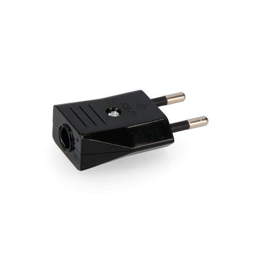 Plug 10A 250V 4mm Black EDM R40002