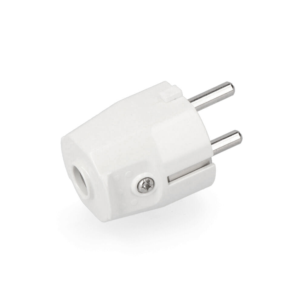 Clavija tipo F 4,8mm 10/16A T/TL Blanca EDM E40997