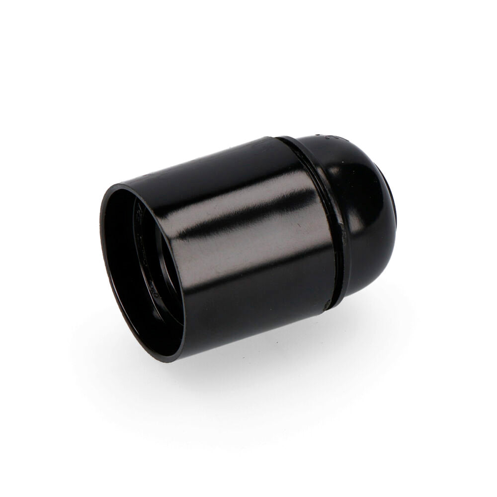 Reinforced black bakelite E27 lamp holder EDM