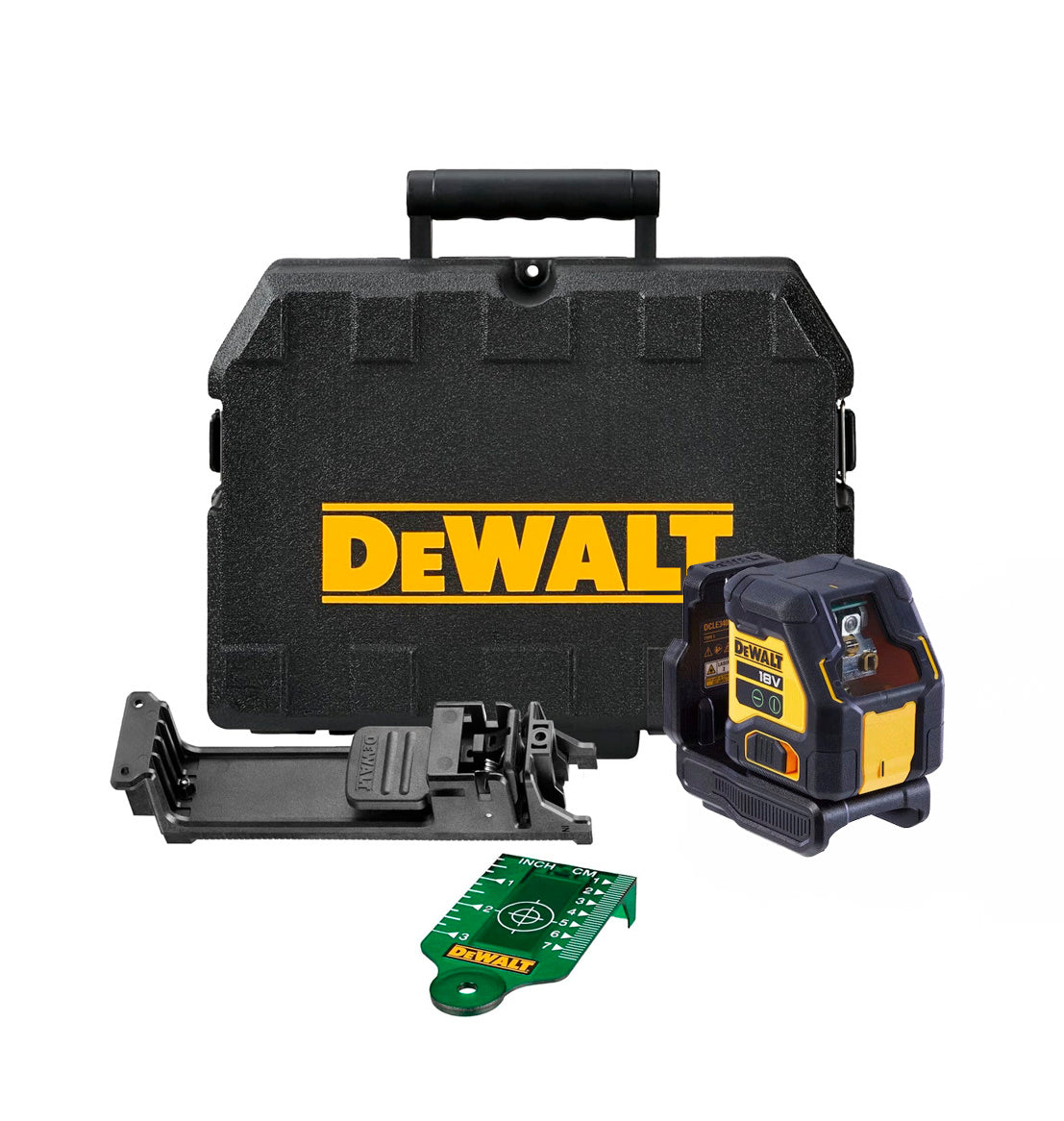 Self-leveling Laser Level Cross Green Lines 18V Dewalt DCLE34021N