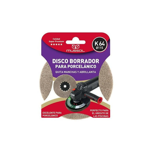 K64 115mm Mussol porcelain eraser disc