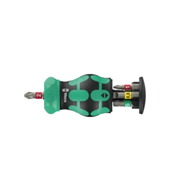 Kraftform Kompakt Stubby Multi-Bit Screwdriver for Bedroom RA 1 by Wera