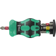 Kraftform Kompakt Stubby Multi-Bit Screwdriver for Bedroom RA 1 by Wera