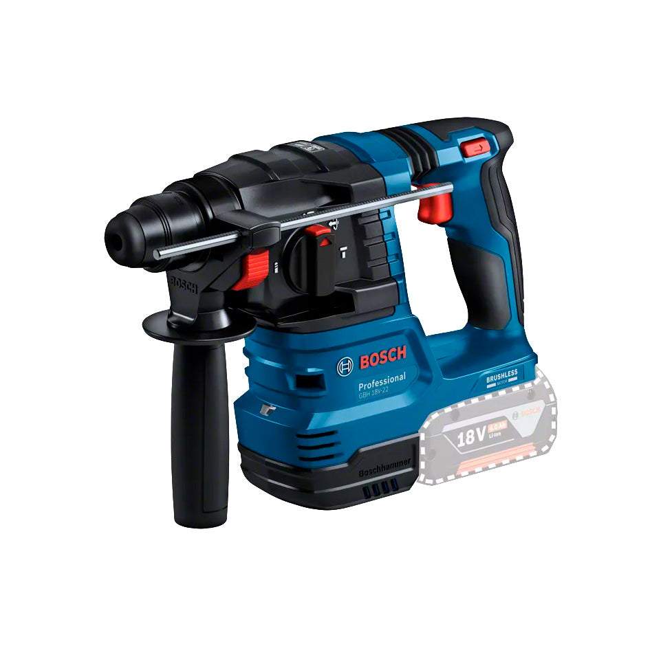 SDS Plus Hammer Drill 1.9J GBH 18V-22 + L-BOXX Case Bosch