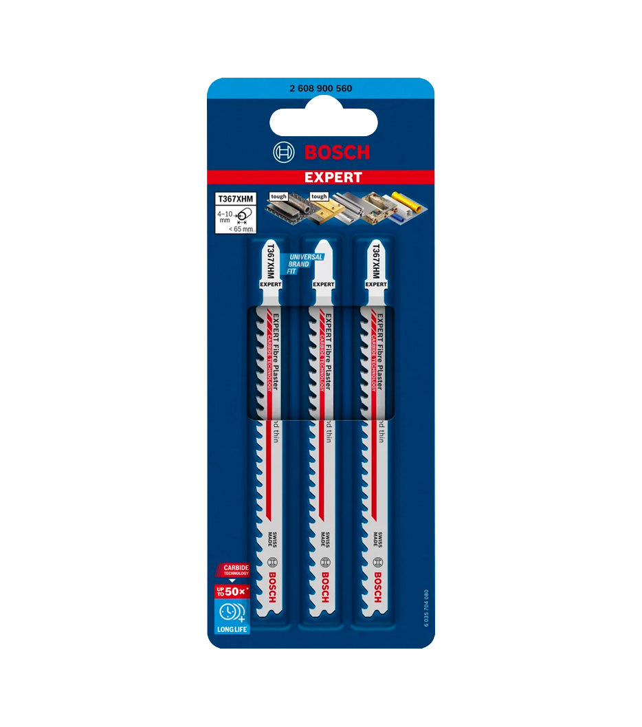 Hoja de sierra de calar Expert Mutli Material 132mm T 367 XHM 3uds Bosch