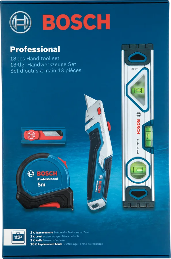 Set herramientas manuales 13uds Pro Bosch