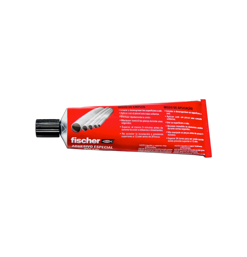 Tubo adhesivo de PVC 125ml Fischer