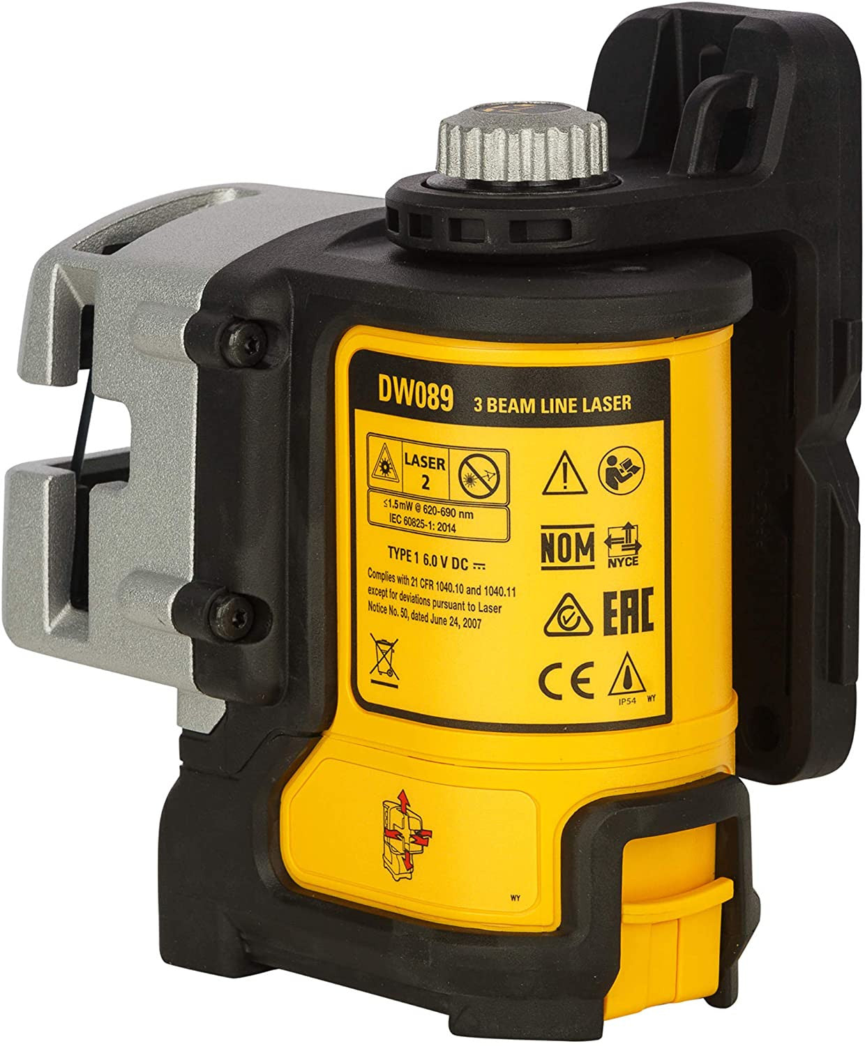 Nivel láser autonivelante multilínea Dewalt DW089KD - 10 m con detector